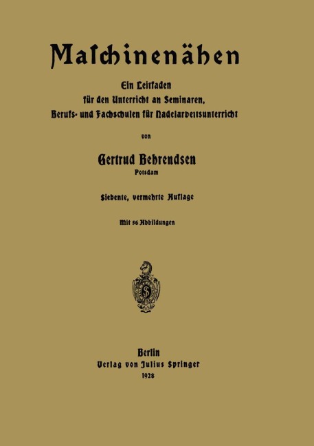 Maschinenähen - Gertrud Behrendsen