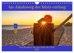 Cover-Bild zum Titel 'Am Jakobsweg der Küste entlang (Wandkalender 2027 DIN A4 quer), CALVENDO Monatskalender' von 'Christa Kramer'