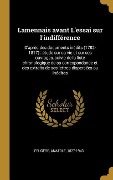 Cover-Bild zum Titel 'Lamennais avant L'essai sur l'indifférence' von 'Anatole Feugère'