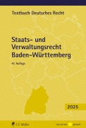Cover-Bild zum Titel 'Staats- und Verwaltungsrecht Baden-Württemberg' von ''