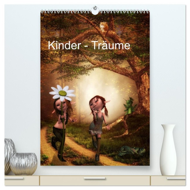 Kinder - Träume (hochwertiger Premium Wandkalender 2026 DIN A2 hoch), Kunstdruck in Hochglanz - Susann Pählike