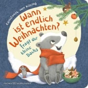 Cover-Bild zum Titel '"Wann ist endlich Weihnachten?", fragt der kleine Dachs (Weihnachtsbuch)' von 'Constanze Von Kitzing'