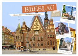 Cover-Bild zum Titel 'Breslau. Polens architektonisches Juwel an der Oder (Tischkalender 2026 DIN A5 quer), CALVENDO Monatskalender' von 'Hanna Wagner'
