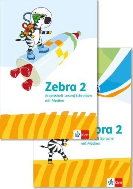 Zebra 2. Allgemeine Ausgabe. Paket: Arbeitsheft Sprache und Arbeitsheft Lesen/Schreiben Klasse 2 - 