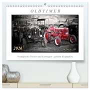 Cover-Bild zum Titel 'Oldtimer - nostalgische Trecker und Lastwagen (hochwertiger Premium Wandkalender 2026 DIN A2 quer), Kunstdruck in Hochglanz' von 'Peter Roder'