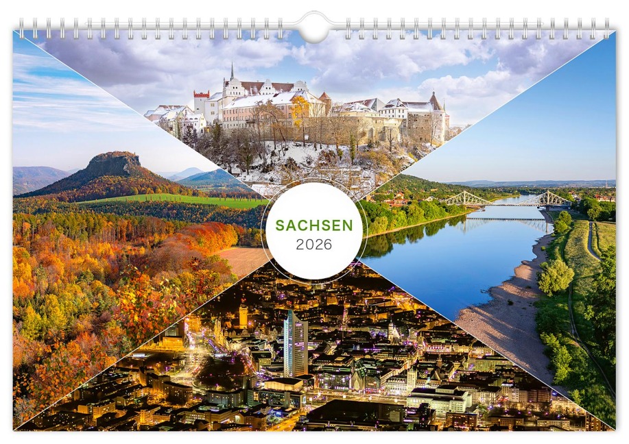 Kalender Sachsen 2026 - Peter Schubert