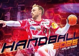 Cover-Bild zum Titel 'Handball Kalender 2026' von 'Johannes Golla, Michael Krauss, Sander Sagosen'