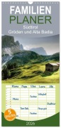 Cover-Bild zum Titel 'Familienplaner 2026 - Südtirol - Gröden und Alta Badia mit 5 Spalten (Wandkalender, 21 x 45 cm) CALVENDO' von 'Kordula Uwe Vahle'