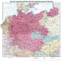 Historische Karte: Deutschland - Das Großdeutsche Reich mit dem Sudetendeutschen Gebieten, 1938 (plano) - 