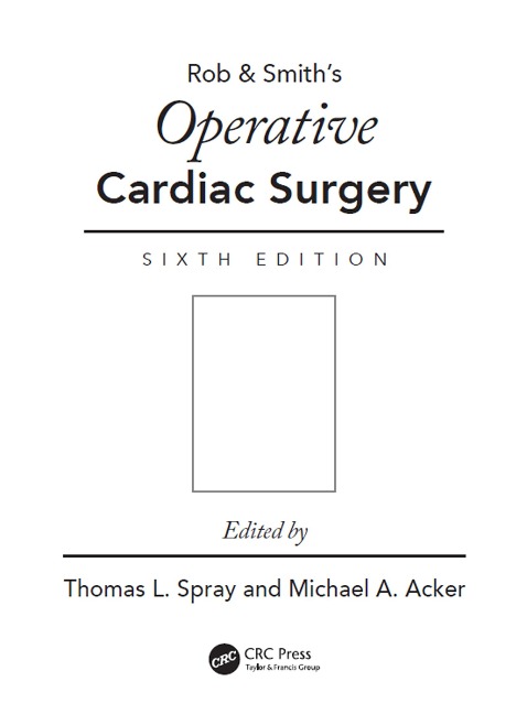 Operative Cardiac Surgery - 