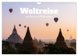 Cover-Bild zum Titel 'Weltreise - eine Jahr durch Kulturstätten (Wandkalender 2026 DIN A4 quer), CALVENDO Monatskalender' von 'Matteo Colombo'