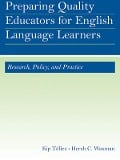Cover-Bild zum Titel 'Preparing Quality Educators for English Language Learners' von ''