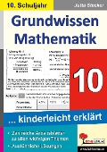 Cover-Bild zum Titel 'Grundwissen Mathematik / Klasse 10' von 'Jutta Stecker'