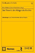 Cover-Bild zum Titel 'Zur Theorie des Bürgerstrafrechts' von ''