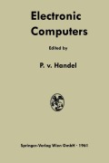 Cover-Bild zum Titel 'Electronic Computers' von 'Paul Frhr von Handel'