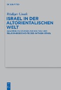 Cover-Bild zum Titel 'Israel in der altorientalischen Welt' von 'Rüdiger Liwak'