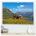Friedliche Kühe (hochwertiger Premium Wandkalender 2024 DIN A2 quer), Kunstdruck in Hochglanz - Christa Kramer