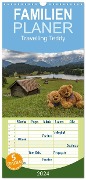 Familienplaner 2024 - Travelling Teddy mit 5 Spalten (Wandkalender, 21 x 45 cm) CALVENDO - C-K-Images C-K-Images