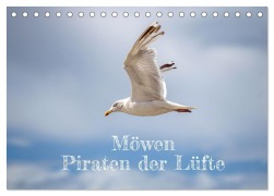 Cover-Bild zum Titel 'Möwen Piraten der Lüfte (Tischkalender 2026 DIN A5 quer), CALVENDO Monatskalender' von 'Christine Wirges'