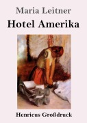 Cover-Bild zum Titel 'Hotel Amerika (Großdruck)' von 'Maria Leitner'