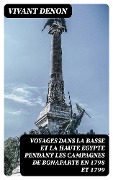 Cover-Bild zum Titel 'Voyages dans la basse et la haute Egypte pendant les campagnes de Bonaparte en 1798 et 1799' von 'Vivant Denon'