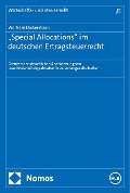 "Special Allocations" im deutschen Ertragsteuerrecht - Wolfram Dickersbach