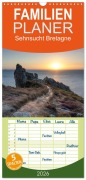 Familienplaner 2026 - Sehnsucht Bretagne mit 5 Spalten (Wandkalender, 21 x 45 cm) CALVENDO - Bernd Leicht