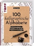 Cover-Bild zum Titel '100 kalligraphische Alphabete' von 'David Harris'
