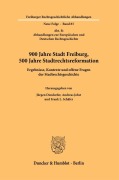 Cover-Bild zum Titel '900 Jahre Stadt Freiburg, 500 Jahre Stadtrechtsreformation.' von ''