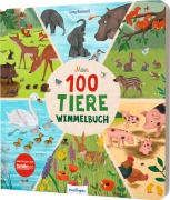 Cover-Bild zum Titel 'Mein 100 Tiere-Wimmelbuch' von 'Sibylle Schumann, Katharina Lotz'