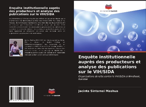 Enquête institutionnelle auprès des producteurs et analyse des publications sur le VIH/SIDA - Jacinta Sintamei Mashua