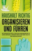 Cover-Bild zum Titel 'Haushalt richtig organisieren und führen' von 'Carolin Jansen'