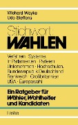 Cover-Bild zum Titel 'Stichwort: Wahlen' von 'Wichard Woyke'