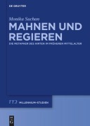 Cover-Bild zum Titel 'Mahnen und Regieren' von 'Monika Suchan'