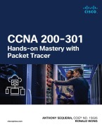 Cover-Bild zum Titel 'CCNA 200-301 Hands-on Mastery with Packet Tracer' von 'Anthony J. Sequeira, Ronald Wong'