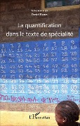 Cover-Bild zum Titel 'La quantification dans le texte de spécialité' von 'Banks'