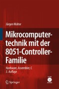 Cover-Bild zum Titel 'Mikrocomputertechnik mit der 8051-Controller-Familie' von 'Jürgen Walter'