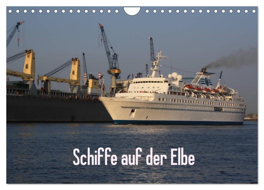 Schiffe auf der Elbe (Wandkalender 2025 DIN A4 quer), CALVENDO Monatskalender - Andre Simonsen/Hamborg-Foto