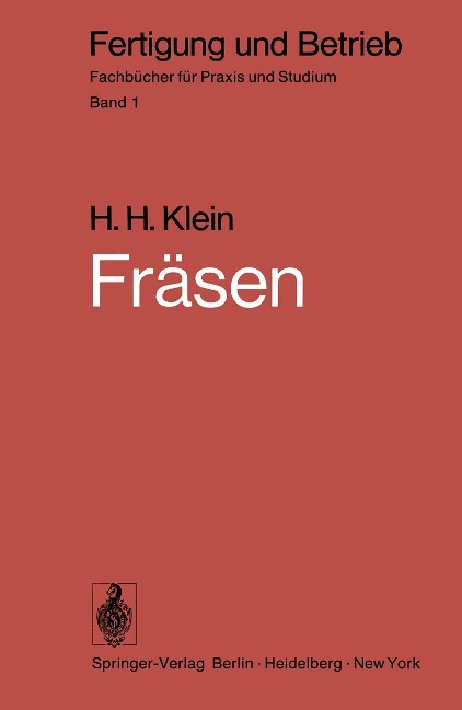 Fräsen - H. H. Klein