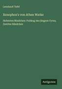 Cover-Bild zum Titel 'Xenophon's von Athen Werke' von 'Leonhard Tafel'