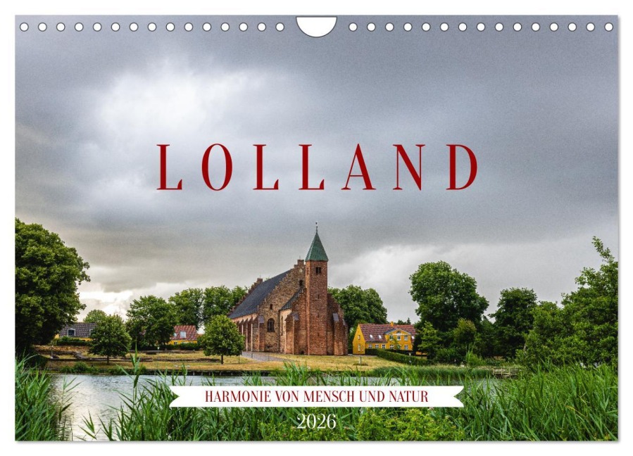Lolland - Harmonie von Mensch und Natur (Wandkalender 2026 DIN A4 quer), CALVENDO Monatskalender - Reinhard Müller