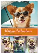 Witzige Chihuahuas. Glückliche Temperamentbündel (Wandkalender 2026 DIN A3 hoch), CALVENDO Monatskalender - Rose Hurley