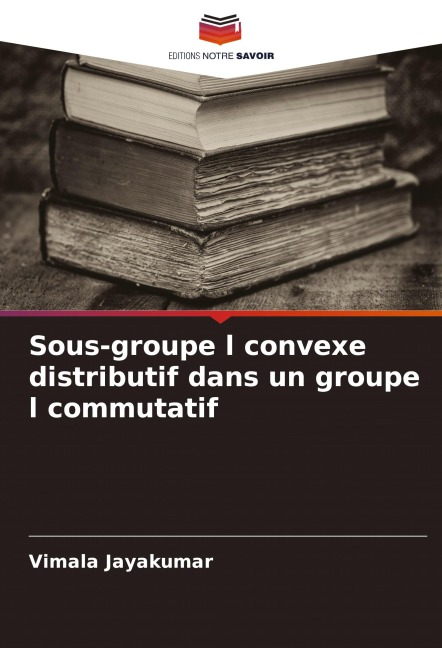 Sous-groupe l convexe distributif dans un groupe l commutatif - Vimala Jayakumar