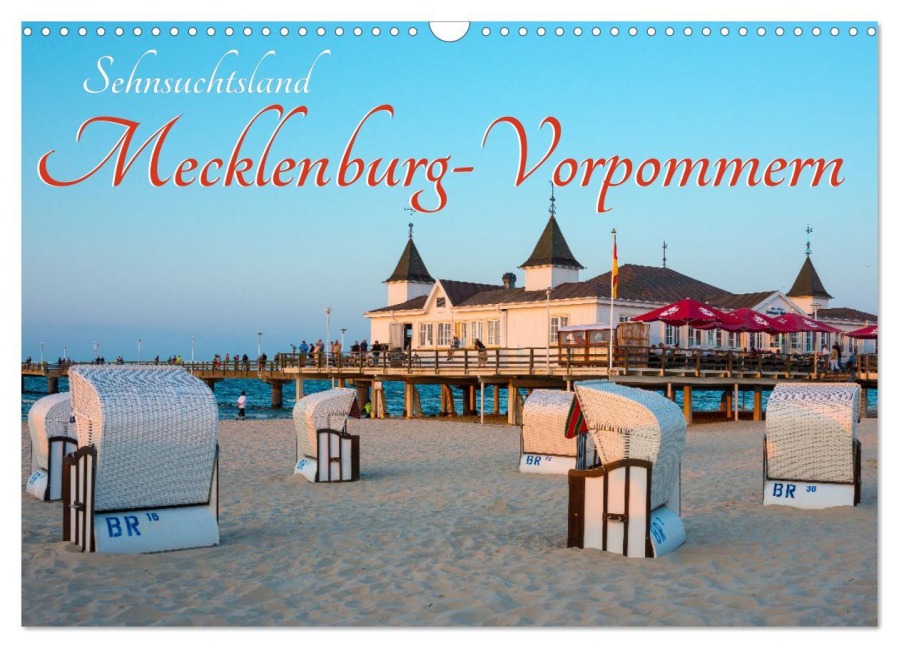 Sehnsuchtsland Mecklenburg-Vorpommern (Wandkalender 2025 DIN A3 quer), CALVENDO Monatskalender - Carola Vahldiek