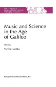 Cover-Bild zum Titel 'Music and Science in the Age of Galileo' von ''