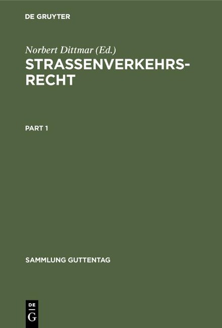 Straßenverkehrsrecht - 