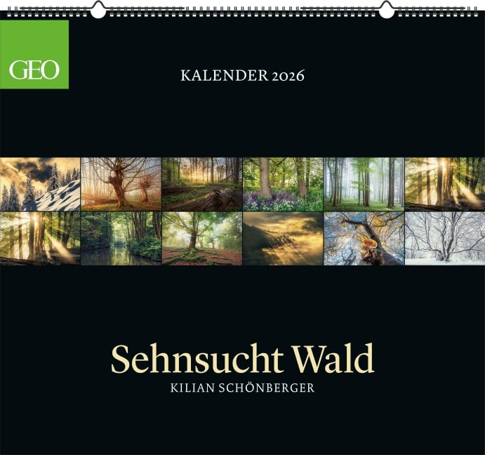 GEO Kalender: Sehnsucht Wald 2026 - Wand-Kalender - Natur-Kalender - 60x55 - 