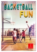 Cover-Bild zum Titel 'Basketball Fun (Tischkalender 2026 DIN A5 hoch), CALVENDO Monatskalender' von 'Peter Roder'