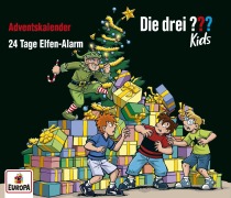 Die drei ??? Kids - Adventskalender 24 Tage Elfen Alarm - Boris Pfeiffer