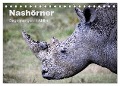 Nashörner - Begegnungen in Afrika (Tischkalender 2024 DIN A5 quer), CALVENDO Monatskalender - Michael Herzog